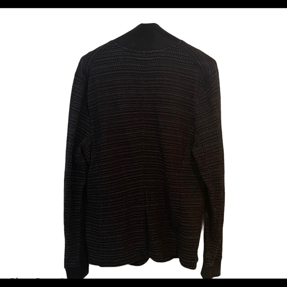 A/X ARMANI EXCHANGE  Pinstripe Cardigan Sweater - Picture 6 of 8